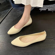 Damen Atmungsaktive Strickspitze Ballerinas WW