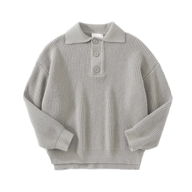 Damen Strickpullover mit modernem Polokragen WW