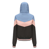 Damen sportliche Windbreaker-Jacke mit praktischen Reißverschlusstaschen WW
