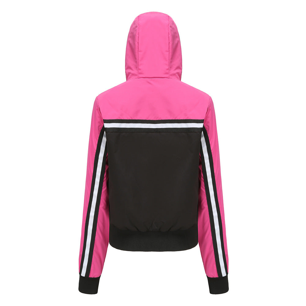 Damen sportliche Jacke mit modernen Streifenelementen WW