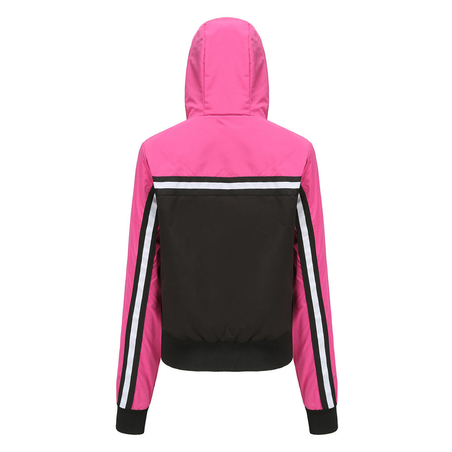 Damen sportliche Jacke mit modernen Streifenelementen WW