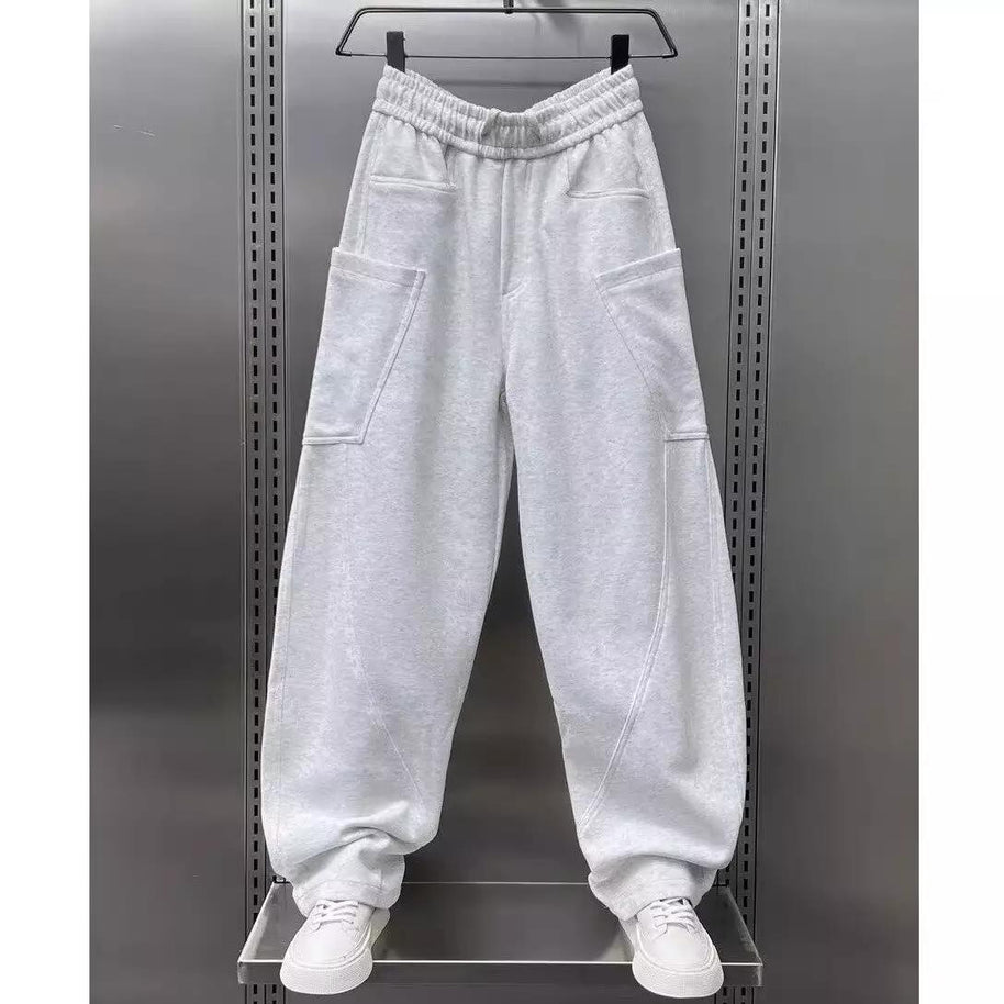 Damen bequeme Sweathose mit Cargo-Taschen WW