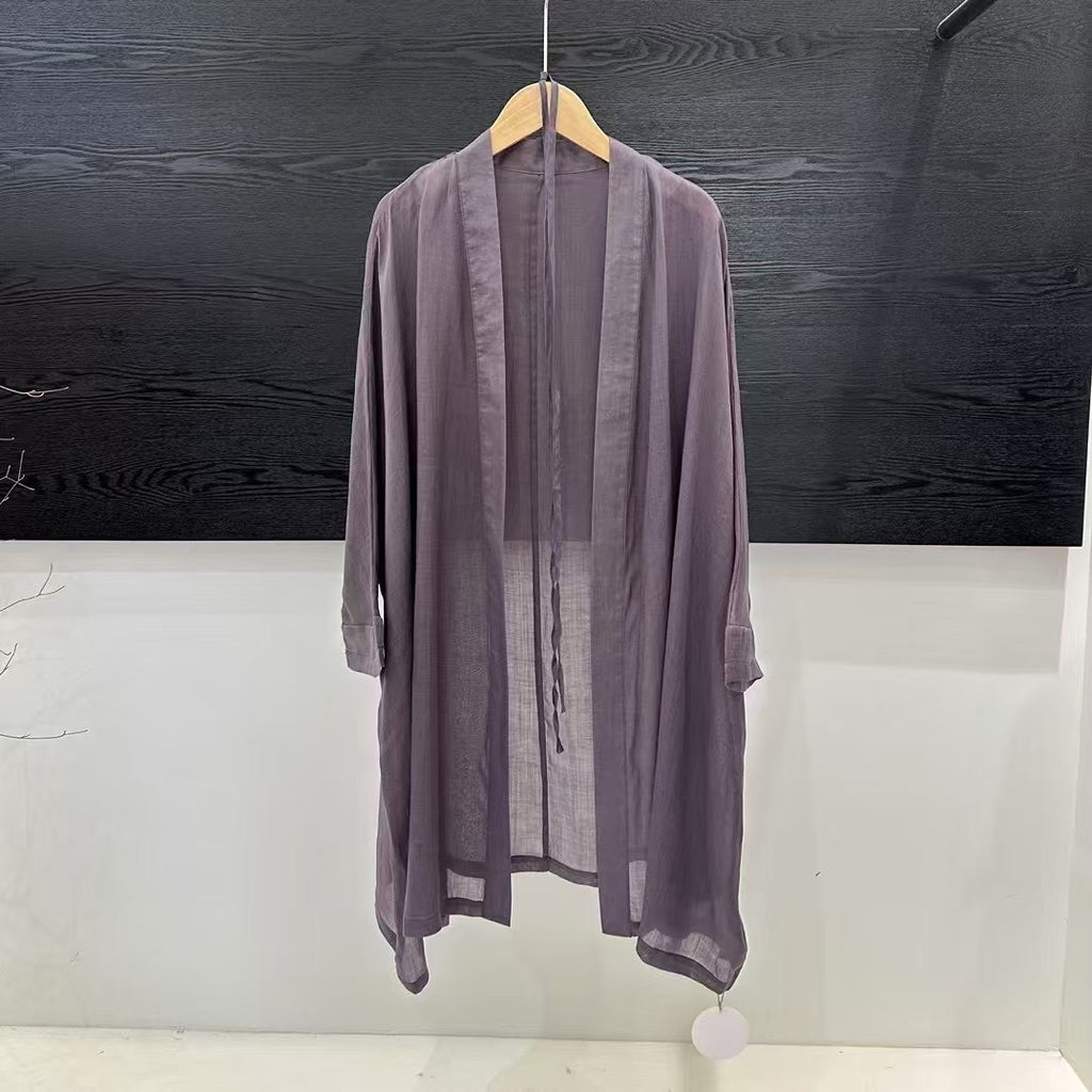 Damen Leichtgewicht Sheer Kimono Cardigan WW