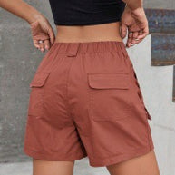 Damen Cargo-Shorts mit praktischen Seitentaschen und bequemer Passform WW