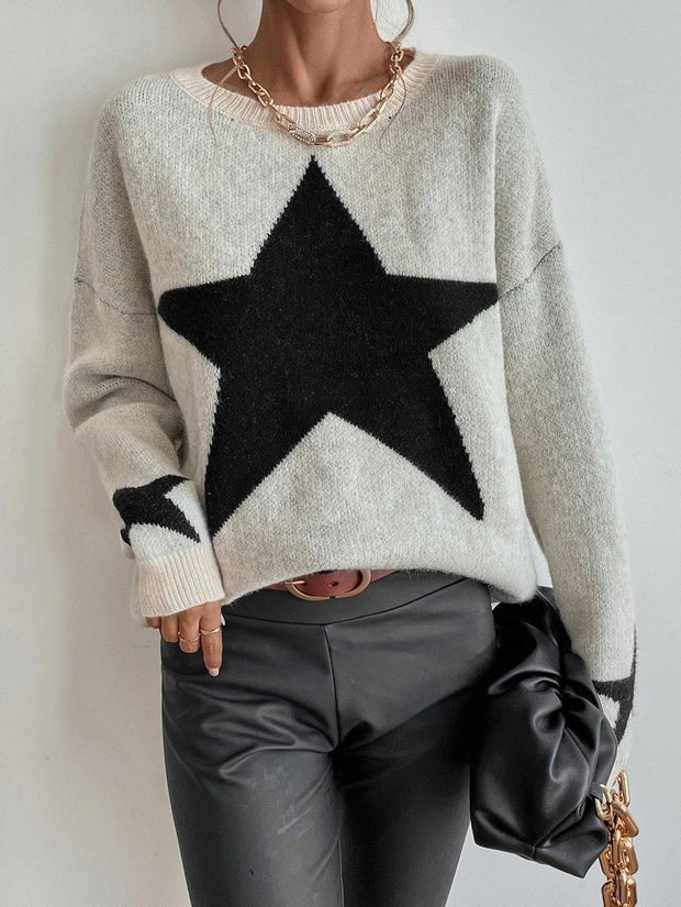 WW Big Stars Pullover Rundhals Sweatshirt