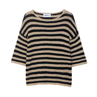 Damen Strickpullover mit stilvollem Streifendessin und weichem Material WW