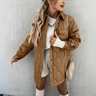 Damen Steppjacke im lässigen Oversized-Stil WW