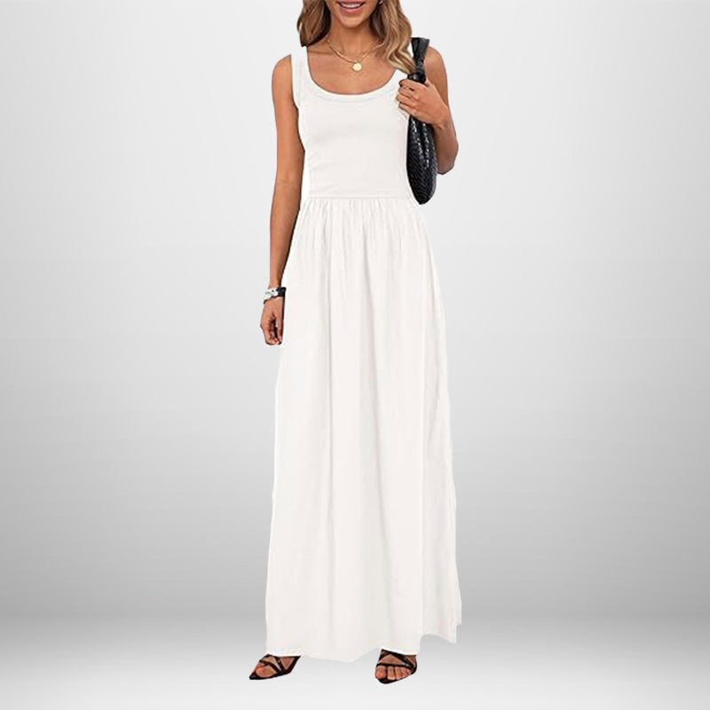 Damen Maxikleid mit elegantem, weiter Schnitt WW