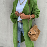 Damen Strickcardigan im Grobstrick-Stil mit offenem Design WW