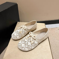 Damen Ballerinas mit raffinierter Häkelspitze und hochwertigem Obermaterial W&W