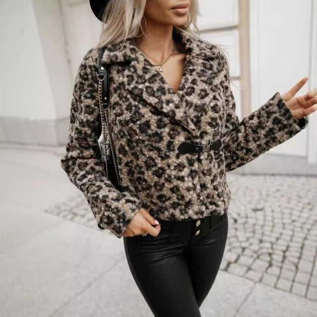 Damen Wickeljacke im modischen Zebra-Design WW