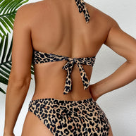 Damen Bandeau-Bikini mit modischem Schlüssel-Detail und elastischen Trägern WW