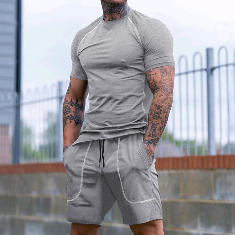 Herren Sportliches Funktions-Set aus atmungsaktivem Material mit vielseitigen Taschen WW