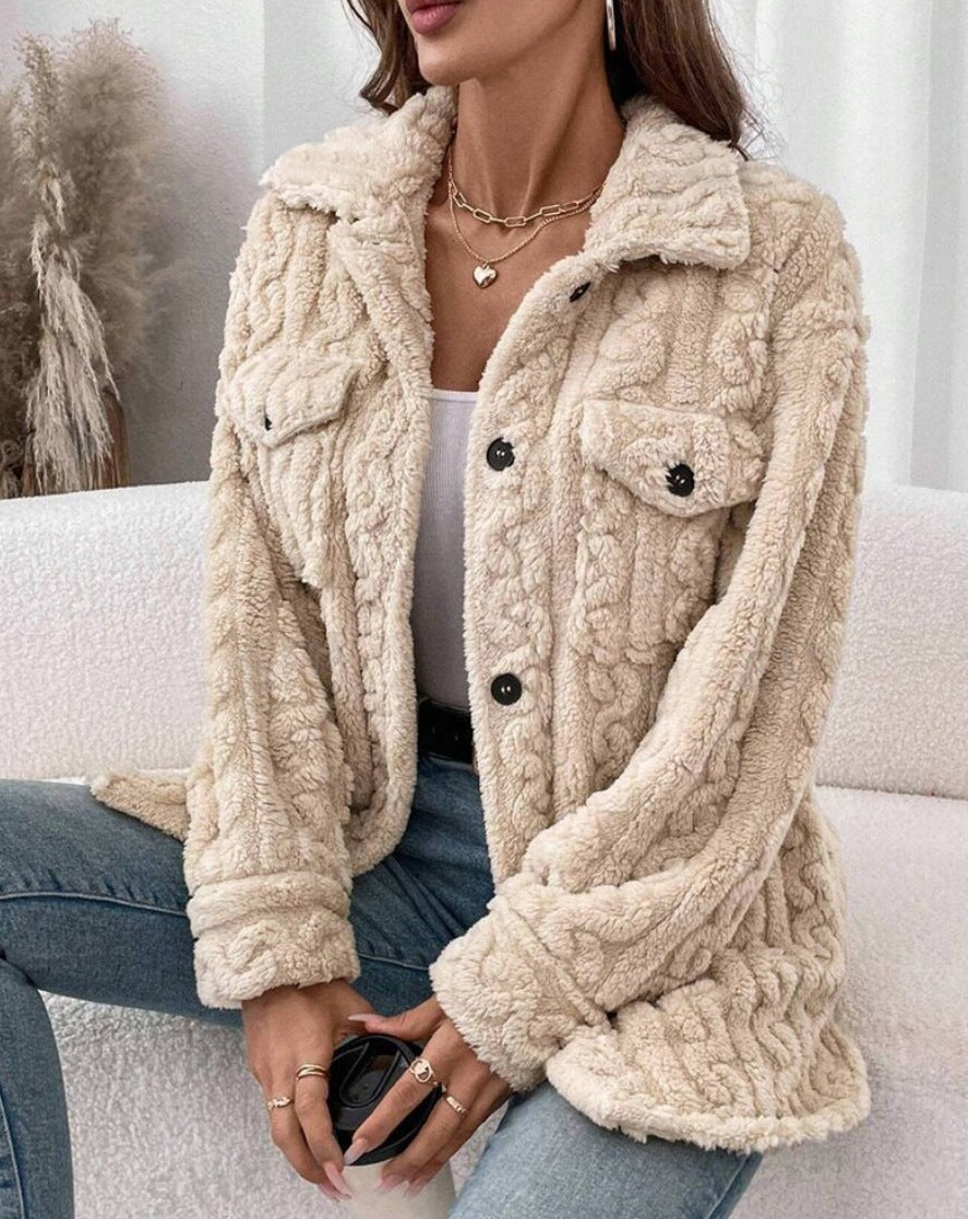 Damen Strickjacke mit strukturierter Oberfläche WW