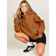 Damen bequeme Kapuzen-Sweatshirt WW
