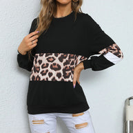 Damen Sweatshirt mit modernem Tiermuster und lässigem Schnitt WW
