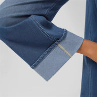 Damen Relaxed Fit Wide-Leg Jeans WW