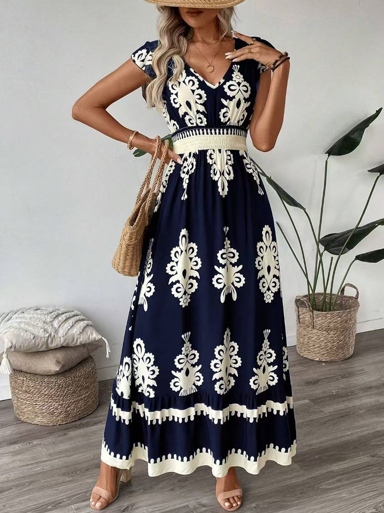Damen Elegantes Maxikleid mit detailverliebtem Floral Design WW