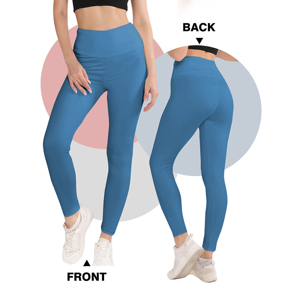 Damen Hochwertige Sportleggings mit seamless Design und hohem Bund WW