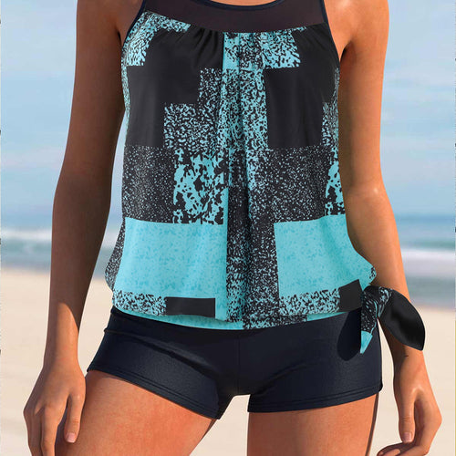 Damen Sportliches Tankini-Set mit Figurschmeichelndem Schnitt WW