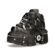 Damen Stabile High-Top Stiefel mit robuster Gummisohle WW