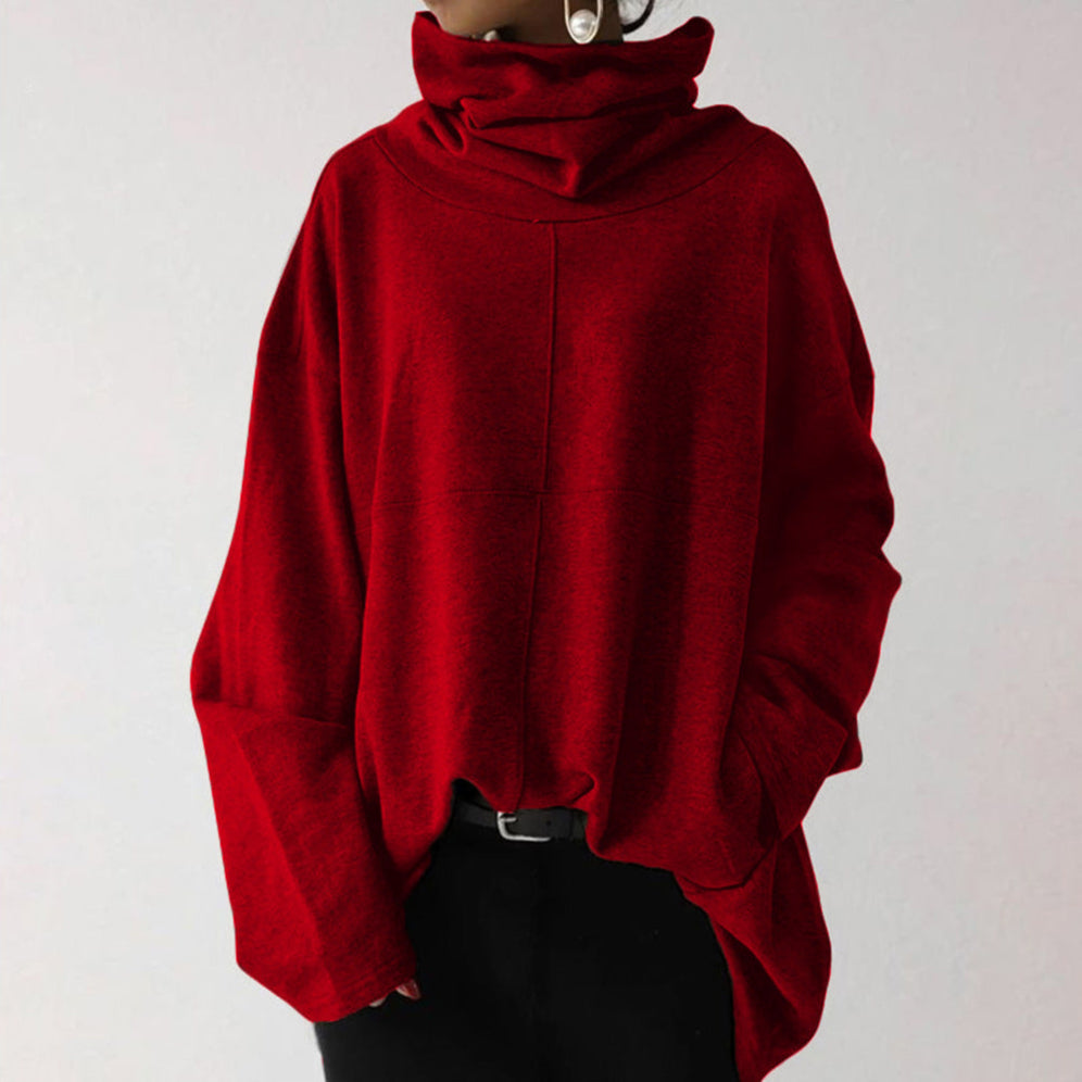WW | Oversized Funnel-Neck Sweatshirt für Damen