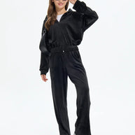 Damen sportliches Fleece-Trainingsanzug WW