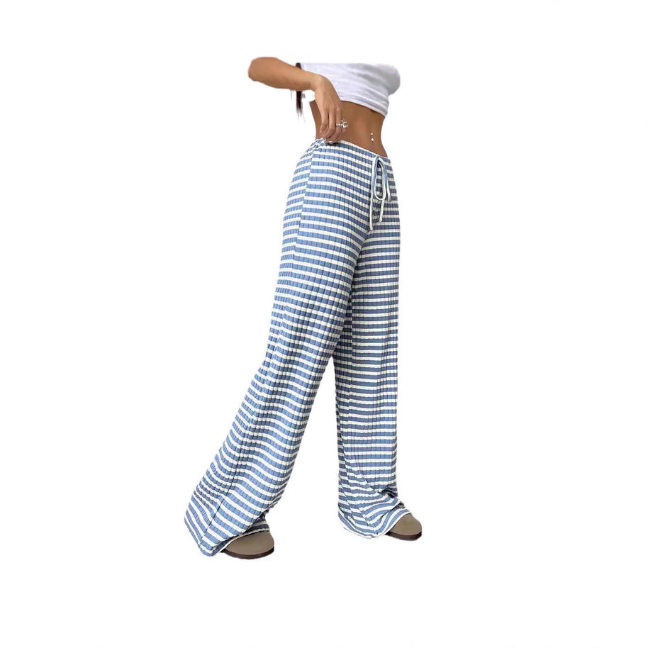 Damen bequeme Relaxhose mit weichem Material und elastischem Bund WW
