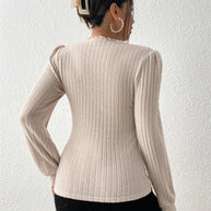 WW CozyKnit geschopptes Rollkragenlangarm-Sweater