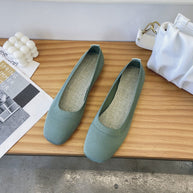 Damen atmungsaktive Ballerinas aus flexiblem Stoff WW