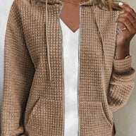 WW | lässige Jacke mit Tasche in einfarbig