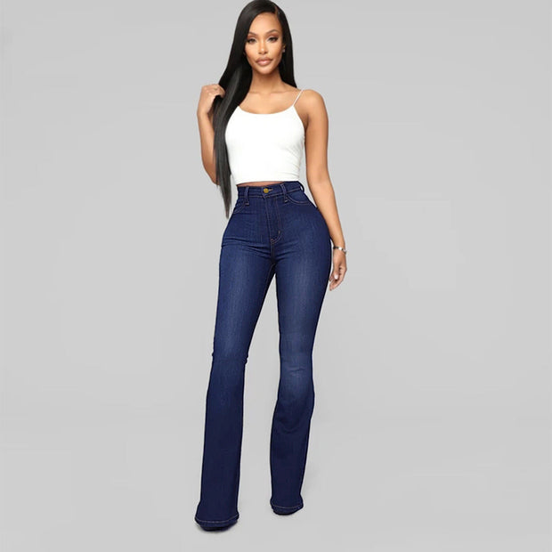 WW | Damen High Waist Demon Jeans mit geradem Bein
