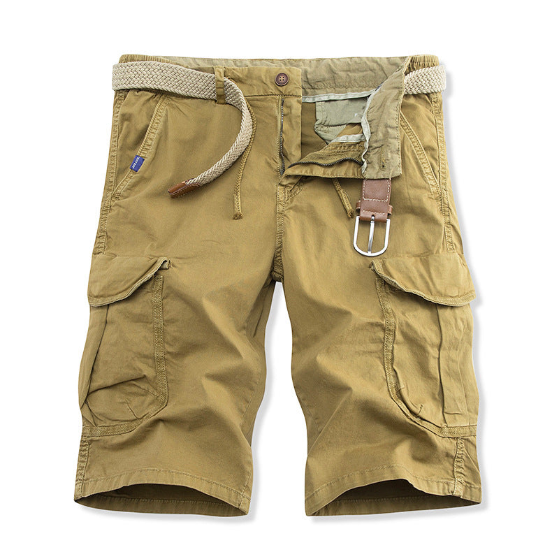 Herren vielseitige Cargo-Shorts mit verstellbarem Gürtel WW