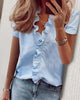 Damen Rüschenbluse W&W