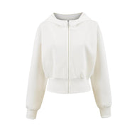 Damen Sportliche Kapuzenjacke mit lässigem Schnitt und praktischen Reißverschlusstaschen WW