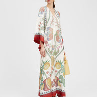WW | Bedrucktes Dreiviertelarmkleid