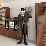WW | Neue Herbst Trenchcoats Für Herren Langer, Modischer Oberbekleidungs Trenchcoat
