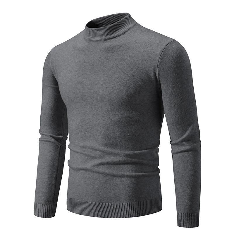 Herren Rollkragenpullover aus weichem Strickmaterial WW