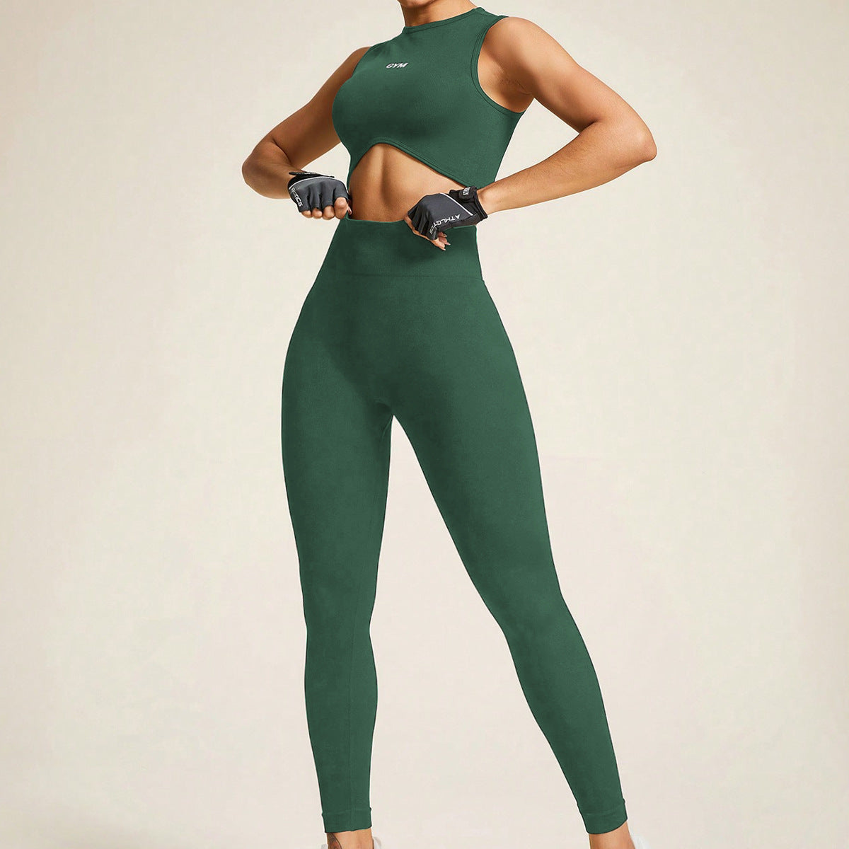 Damen Sportoberteil und Hochleistung Leggings Set WW