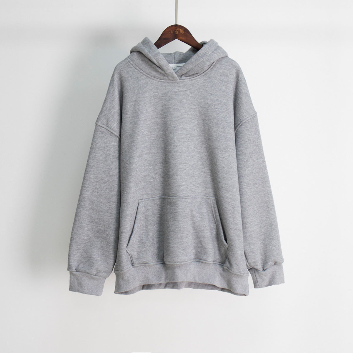 Damen Bequemer oversized Kapuzenpullover mit Kängurutasche WW