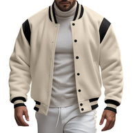 Herren sportliche Collegejacke WW