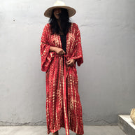 Damen Kaftan Kleid WW