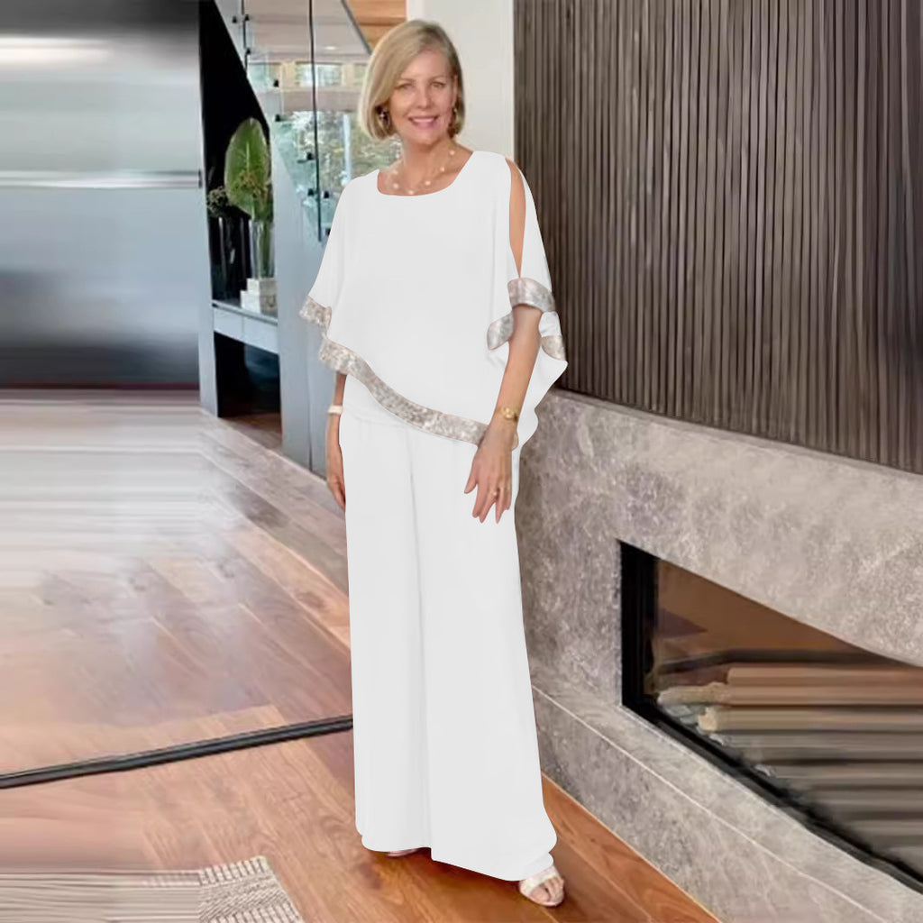 Damen Elegant geschnittenes Zweiteiliges Ensemble WW