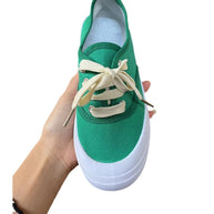 Damen Sportliche Segelschuhe mit klassischem Schnürdesign und rutschfester Sohle WW