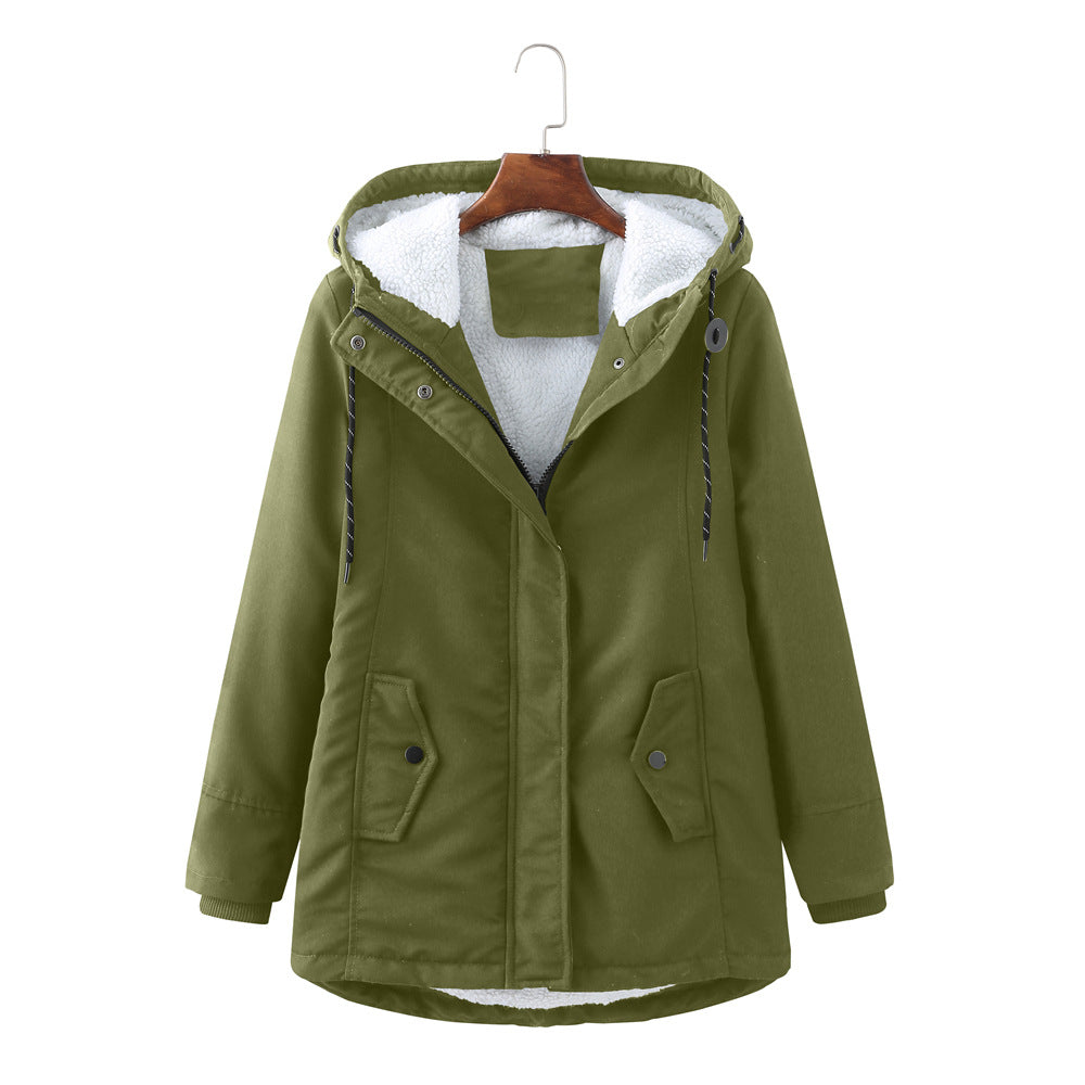 WW | Lässige Winterjacke mit Pelzfutter für Damen