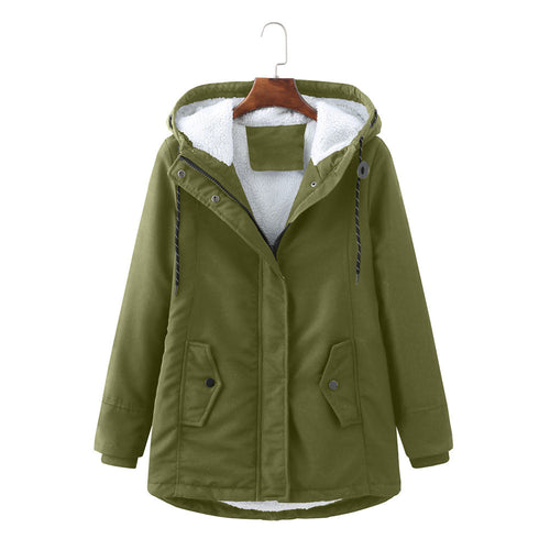 WW | Lässige Winterjacke mit Pelzfutter für Damen