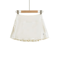 Damen Sportlicher Faltenrock mit integrierten Shorts WW