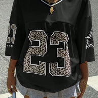 WW | Jersey Shirt Mit Animal Print Sportlich, Trendy & Streetstyle Ready