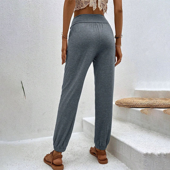 W&W Mode – Einfarbige Freizeithose