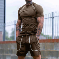Herren Sportliches Funktions-Set aus atmungsaktivem Material mit vielseitigen Taschen WW